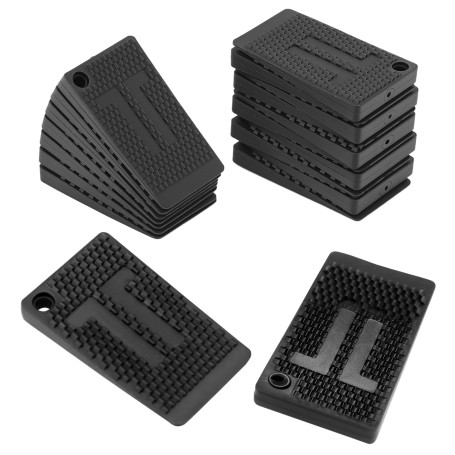 QWORK® 40x Cale Caoutchouc pour Nivellement