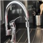 QWORK® Aérateur robinet universelle, embout robinet cuisine 360° pivotant, 2 modes d'eau, aérateur de robinet avec plusieurs ada