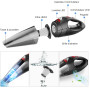 RIKIN Aspirateur à Main sans Fil 8500 Pa Aspirateur Voiture Rechargeable Aspirateur de Table Puissant 120 W Portable avec Lampe