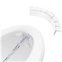 Lot de 1 protections anti-éclaboussures pour siège de toilette