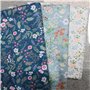 Carrées de Tissu Patchwork en Coton 6 pièces Tissus en Coton Bundle 50 * 50cm Motif Floral et Pois Assortis Tissus de Mètre pour