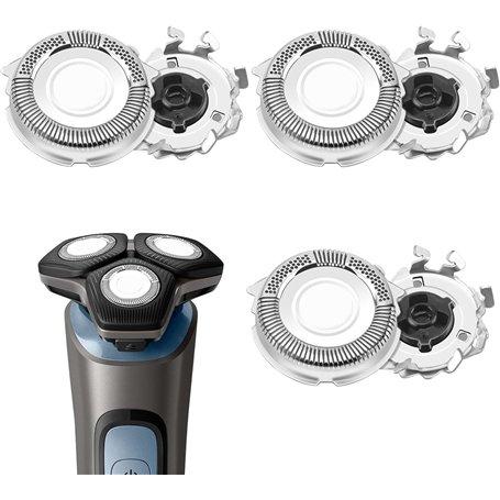 Têtes de Rechange SH30/50/52 pour Philips Rasoir Électrique