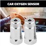 Keenso 2Pcs Adaptateur Capteur d'Oxygène,Universel O2 Spacer Extender pour Les Systèmes d'Echappement avec M18 x 1,5 Trous de Ca
