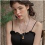 XFSRG Collier Femme en Acier Inoxydable avec Pendentif Ours en Peluche - Bijoux Mode Tendances pour Toutes les Occasions
