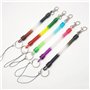 Porte-Clés à Ressorts à Spirale,8 pcs Attache Porte Clé Porte Clef Spirale Extensible Porte Cle Ressort Cordon Ressort Porte Cle