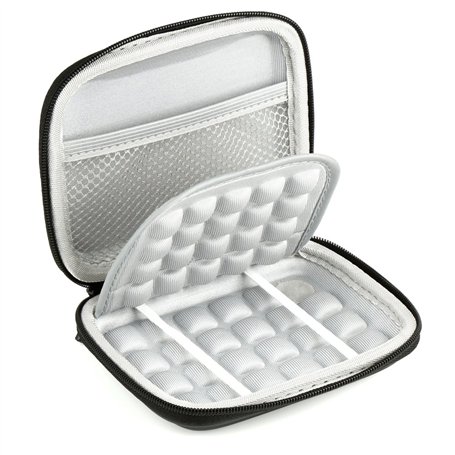 H&S Étui de Protection Disque Dur Externe - Housse Rembourrée à l'Épreuve des Chocs - Pochette de Rangement Informatique Aussi p