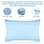 WIYETY Mini coussin de sieste pour enfants avec taie d'oreiller en coton - Mini coussin de voyage doux pour enfants - Idéal pour