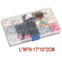 Bracelet Alphabet Enfant DIY Kit Perles pour Bracelet Art Créatif Bead Acrylique Lettre Perles K