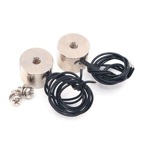 Namvo Lot de 2 électromagnétiques KK-P20/15 de 3 kg à aspiration CC 24 V