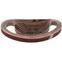 Goodway Lot de 12 bandes abrasives en tissu - 13 x 457 mm - Grain 40 - Compatible avec les limes à bande - Papier abrasif - Band