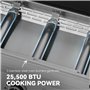 Royal Gourmet PD1303S – Plaque de cuisson à gaz portable de 61 cm avec plaque amovible pour barbecue au propane à 3 brûleurs, id
