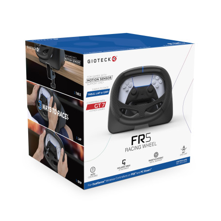 Gioteck FR5 Racing Wheel Dock pour manette DualSense et DualEdge PS5