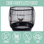 3 Pièces Couverture de Cage à Oiseaux,Extra Large Attrape-Graine 300cm,Housse de Cage à Oiseaux Réglable,Housse pour Cage Oiseau