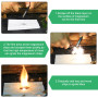 Pierre à feu, 3PCS Allume Feu Survie, Kit de Survie Firesteel avec Silex de Survie, Lanière de Cou, Grattoir Multi-Outils, Siffl