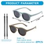2 paires de lunettes de soleil pour enfants