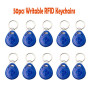 YAVIS 50pcs Badges RFID modifiable Porte-clés Inscriptible 125Khz Transpondeur T5577 / EM4305 Keyfobs NFC Token Tag Proximité EM