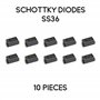Diodes Schottky SS36-10 pièces