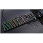 Corsair K55 Core Clavier de Gaming Filaire à Membrane RVB – Commutateurs Silencieux et réactifs – Résistance aux éclaboussures –