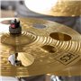 Meinl Cymbals HCS Cymbale Trash Crash 16 pouces (40,64cm) avec Trous – pour Batterie – Finition Traditionelle en Laiton, fabriqu