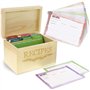 Juvale Coffret en Bois d'Organisation de Recettes