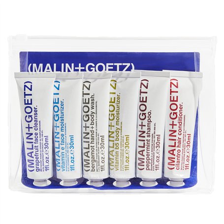 Best Sellers Travel Kit by Malin + Goetz for Unisex - 6 Pc 1oz Face Cleanser - Grapefruit