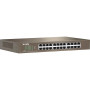 Tenda TEG1024D Commutateur Gigabit 24 Ports, commutateur Ethernet Non géré monté en Rack 24 Ports avec optimisation du trafic, P