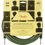 Fender® »STRUMMER PRO CABLE - GRAB GREEN« Joe Strummer Signature Câble pour instrument - Jack droit - 4 mètres