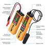 VXSCAN Localisateur de fils souterrains F04, Testeur de câbles avec écouteur, Traceur de fils souterrains non destructif pour lo