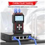Testeur et traceur de câbles réseau RJ45, testeur de câbles Ethernet VXSCAN NF-8209S traceur de fils avec NCV et lampe pour CAT5