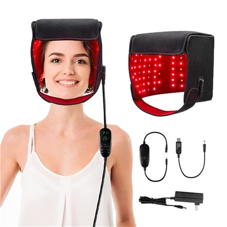 SBERNA Chapeau Thérapie par Lumière Rouge LED