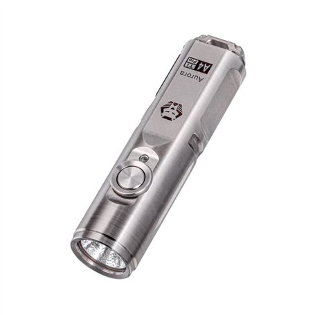 RovyVon Aurora A4 Pro Lampe torche porte-clés en titane 650 lumens alimentée par batterie rechargeable