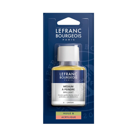 Lefranc Bourgeois Additif - Médium A Peindre Brillant Flacon 75Ml Blister