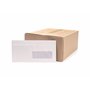 OXFORD Boite de 500 Enveloppes autocollantes format 110 x 220 mm a fenaªtre 45 x 100 mm Blanc