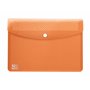Oxford Lot de 5 pochettes en plastique transparent A6 5 couleurs