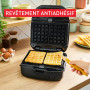 Tefal Snack Collection, Appareil à gaufre et croque-monsieur, 20jeux de plaques disponibles, Recettes sucrées et salées, SW8674F