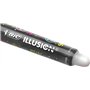 BIC Illusion Stylos-Bille Effaçables et Rechargeables à Pointe Moyenne (0,7 mm) - Noir, Boîte de 12