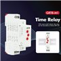 Wincal Relais temporisé GRT8-M1 Relais temporisé Multifonctionnel avec 10 Fonctions, Montage sur Rail DIN, Interrupteur temporis
