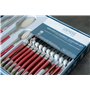 Laguiole Production - Ménagère 24 pièces - Set de Couverts de Table Acier INOX et ABS pour 6 Personnes - Présentation Coffret Ca
