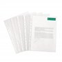 Exacompta - Réf. 5100E - Sachet de 100 pochettes perforées en Polypropylène grainé - Epaisseur 5/100ème - Perforation universell
