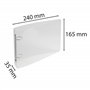 Exacompta - Réf. 51091E - Classeur semi-rigide PP Crystal - 2 anneaux ronds diamètre 25 mm - Dos 35 mm - Dimensions extér.: 16,5
