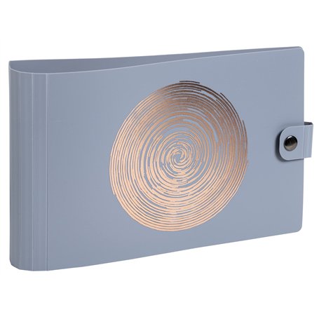 Exacompta - Réf. 52990E - 1 classeur semi-rigide PP Ellipse - 2 anneaux ronds diam.30 mm - Dimensions extérieures : 16 x 26