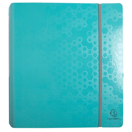 Exacompta - Réf. 53410E - Carton de 6 classeurs à levier Prem'Touch Maïa - En polypropylène recyclé - Dos arrondi 80 mm - Mécani