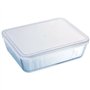 Boîte de conservation rectangulaire - PYREX - 1451004 - Verre borosilicate - Couvercle hermétique - 19 x 14 cm