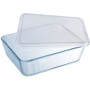 Boîte de conservation rectangulaire - PYREX - 1451004 - Verre borosilicate - Couvercle hermétique - 19 x 14 cm
