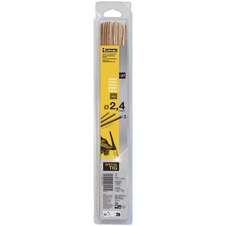 GYS - 27 Baguettes TIG acier ER70S-6/W3Si1 (0