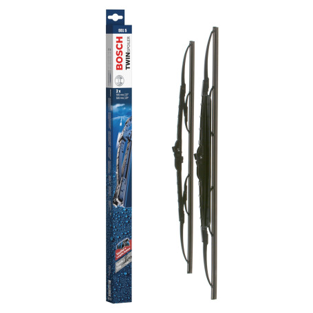 Bosch Balais d'Essuie–Glace Plats Conventionnel Twin Spoiler 551S