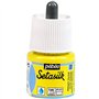 PEBEO – Flacon Setasilk Jaune 45 ml - Peinture sur soie - Flacon Bouchon Pipette de 45 ml – Couleur Jaune Primaire