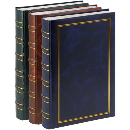 Lot de 3 albums photos Erica Marbré à pochettes 11.5x15 pour 300 photos