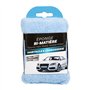 TURBOCAR - Eponge Voiture - Eponge Microfibre et Chamois synthétique - Dimensions: 4 x 8 x 12 cm - 1 Face Microfibre & 1 Face Ch
