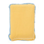 TURBOCAR - Eponge Voiture - Eponge Microfibre et Chamois synthétique - Dimensions: 4 x 8 x 12 cm - 1 Face Microfibre & 1 Face Ch